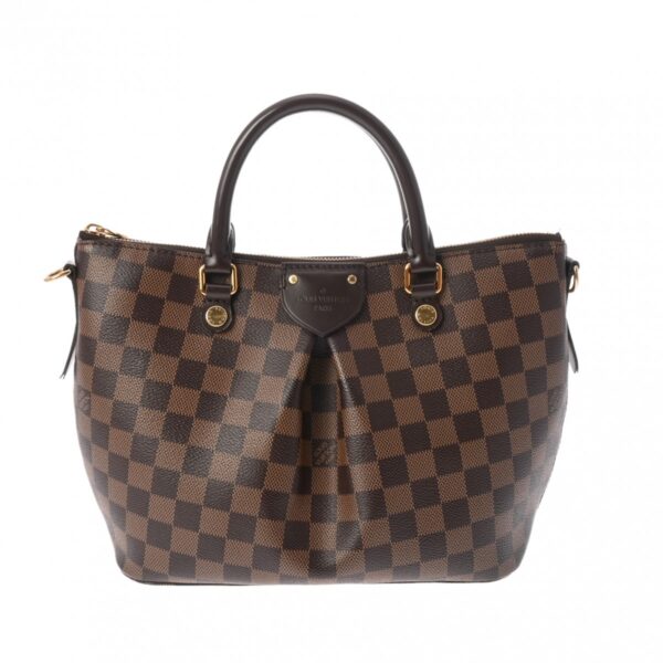 800000127363000 1 Louis Vuitton Sienna PM 2WAY Damier Handbag Brown