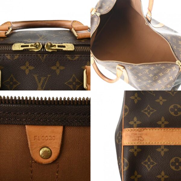 800000127507000 14 c Louis Vuitton Keepall Bandouliere 55 Monogram Bag Brown