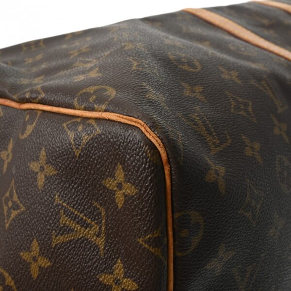 800000127507000 7 Louis Vuitton Keepall Bandouliere 55 Monogram Bag Brown