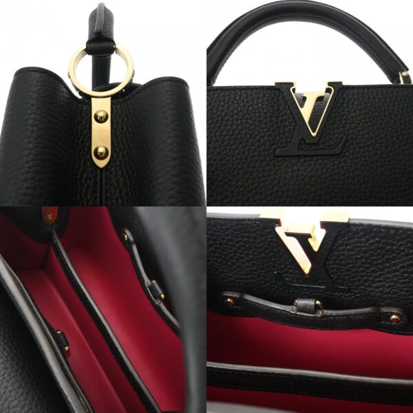 800000127536000 11 c Louis Vuitton Capucines BB Taurillon Leather Handbag Noir