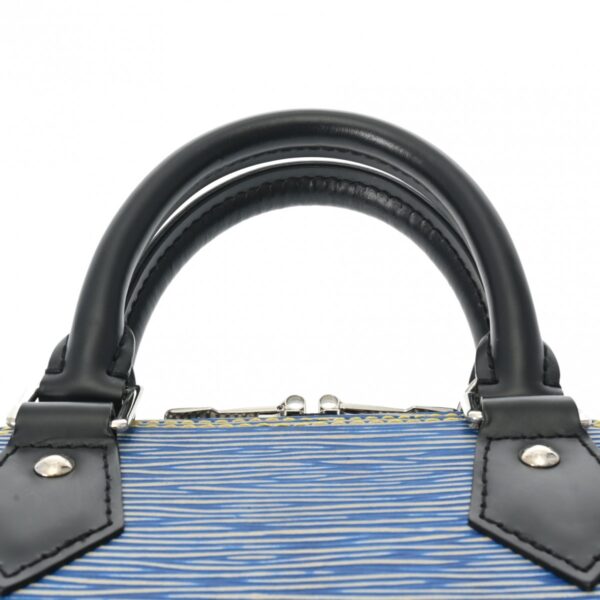 800000127583000 4 Louis Vuitton Alma BB 2WAY Epi Leather Handbag Denim Blue