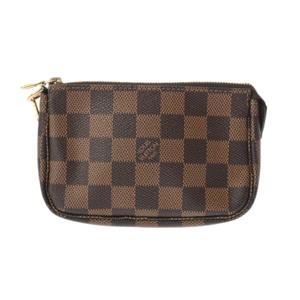 800000127609000 1 Louis Vuitton Mini Pochette Accessory Damier Pouch Brown