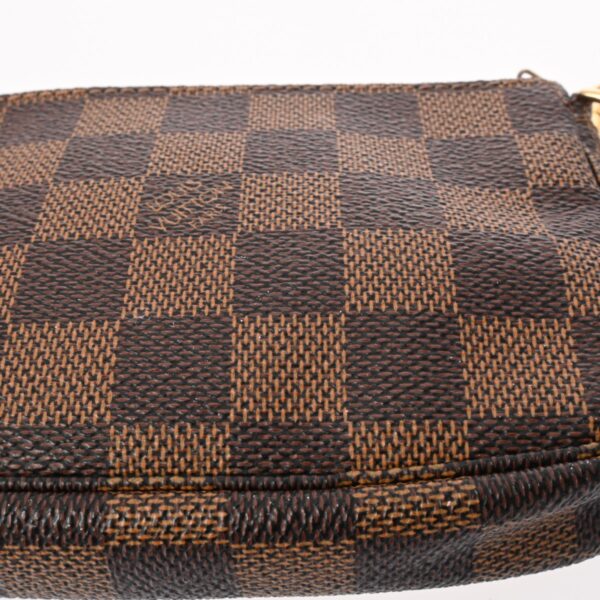 800000127609000 10 Louis Vuitton Mini Pochette Accessory Damier Pouch Brown