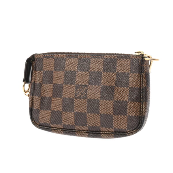 800000127609000 2 Louis Vuitton Mini Pochette Accessory Damier Pouch Brown