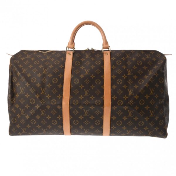 800000127618000 1 Louis Vuitton Keepall 60 Monogram Bag Brown