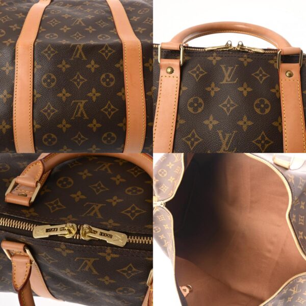 800000127618000 11 c Louis Vuitton Keepall 60 Monogram Bag Brown