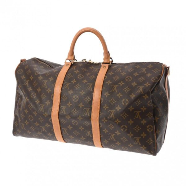 800000127628000 2 Louis Vuitton Keepall Bandouliere 50 Monogram Bag Brown