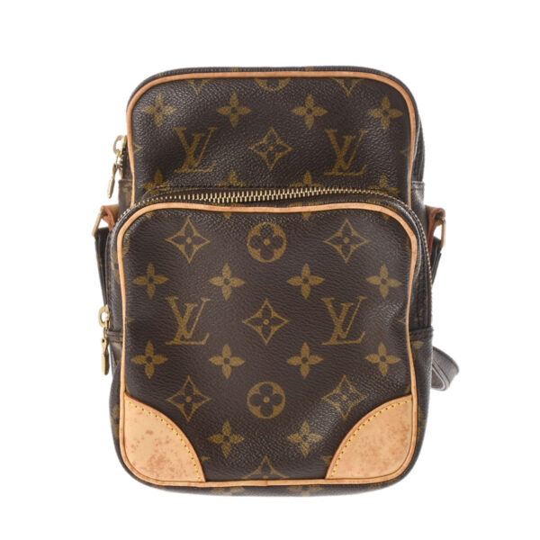 800000127642000 1 Louis Vuitton Amazon Monogram Shoulder Bag Brown