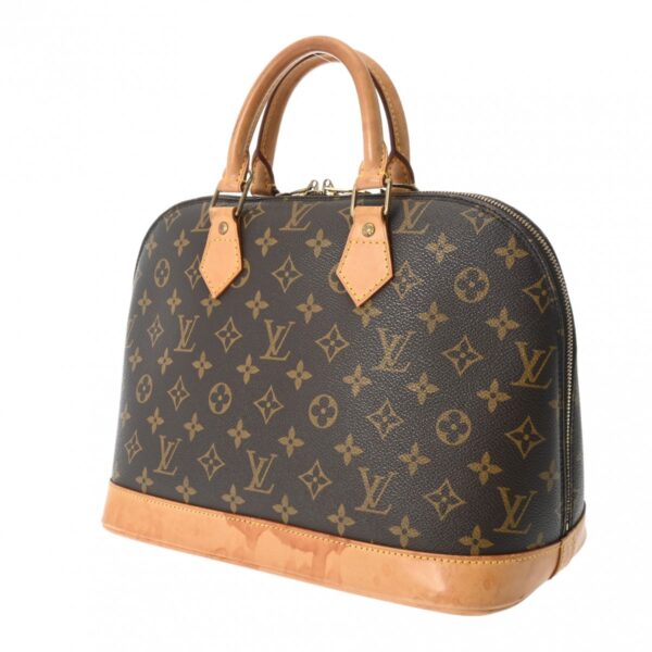 800000127663000 2 Louis Vuitton Alma Monogram Handbag Brown