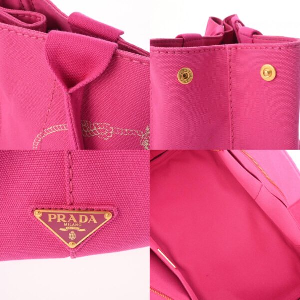 800000127666000 15 c Prada Canapa Tote Tote Bag Pink