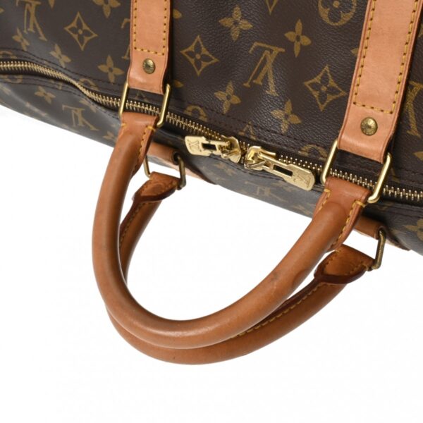 800000127672000 3 Louis Vuitton Keepall 55 Monogram Bag Brown