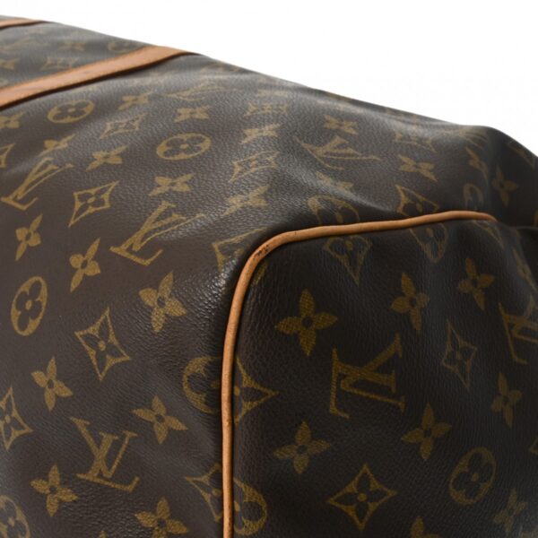 800000127672000 6 Louis Vuitton Keepall 55 Monogram Bag Brown