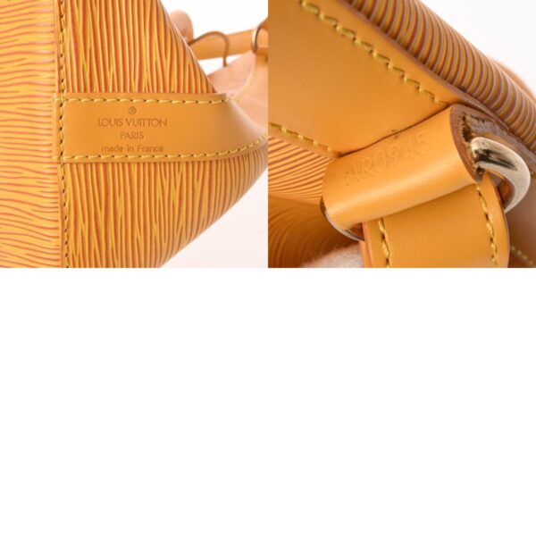 800000127683000 18 c Louis Vuitton Petit Noe Epi Leather Shoulder Bag Tassili Yellow