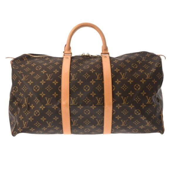 800000127879000 1 Louis Vuitton Keepall 50 Monogram Bag Brown