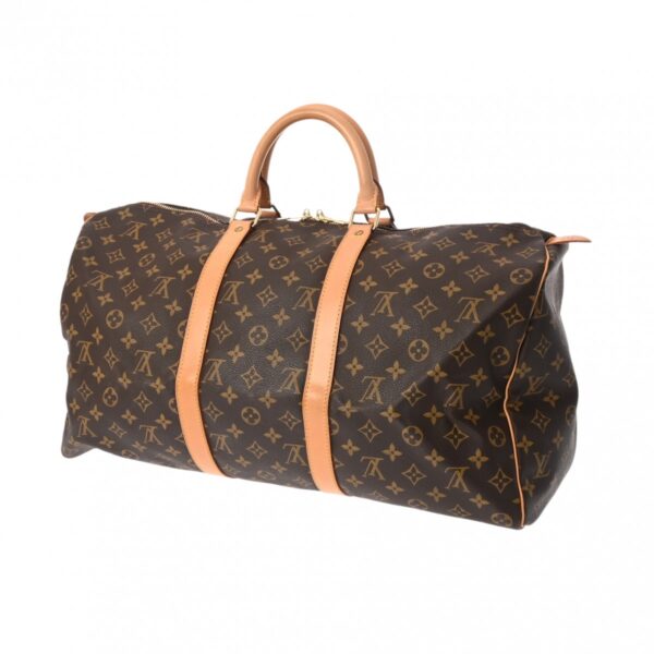 800000127879000 2 Louis Vuitton Keepall 50 Monogram Bag Brown