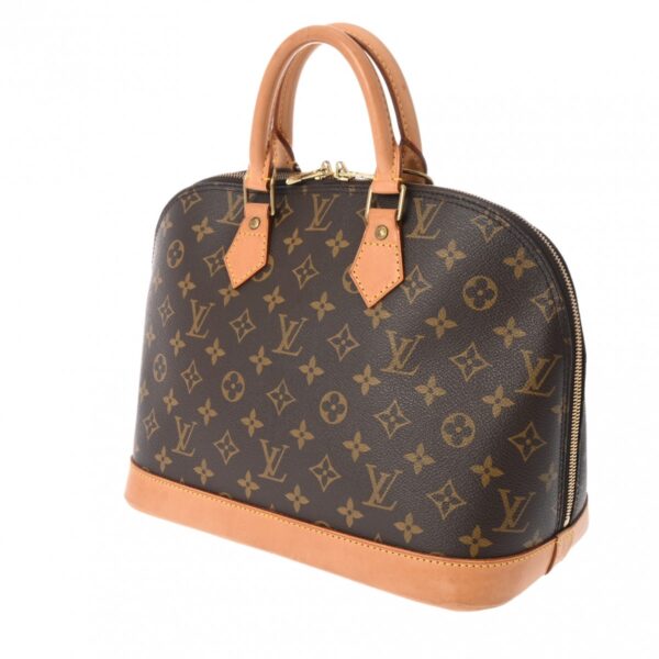 800000128020000 2 Louis Vuitton Alma Monogram Handbag Brown