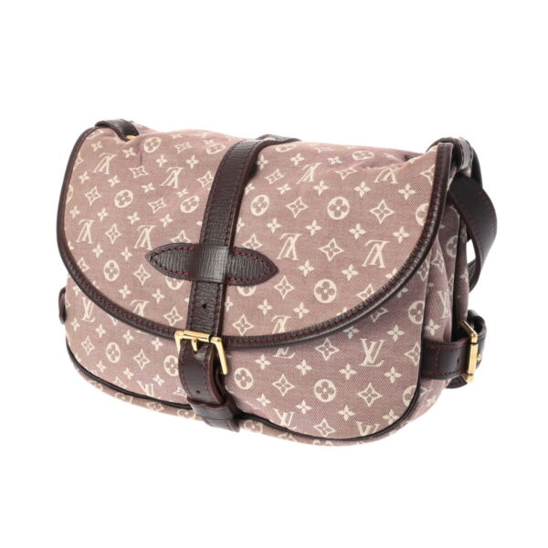 800000128077000 2 Louis Vuitton Saumur PM Monogram Ideal Shoulder Bag Sepia