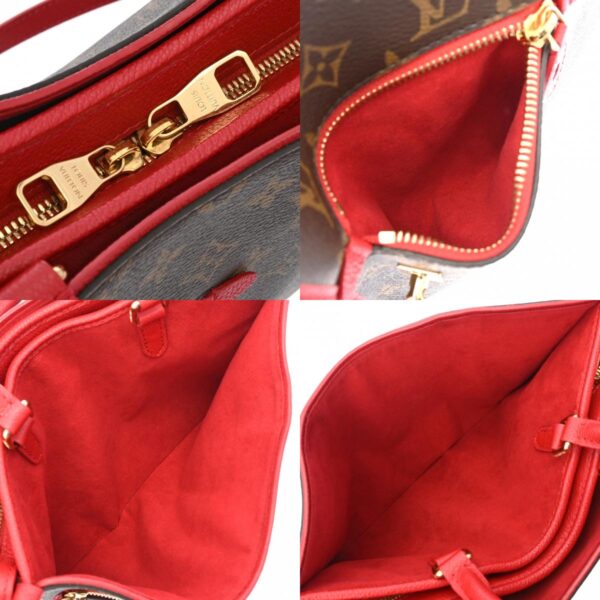 800000128106000 14 c Louis Vuitton Monogram Popincourt PM 2WAY Handbag Red