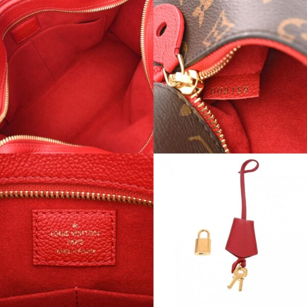 800000128106000 18 c Louis Vuitton Monogram Popincourt PM 2WAY Handbag Red