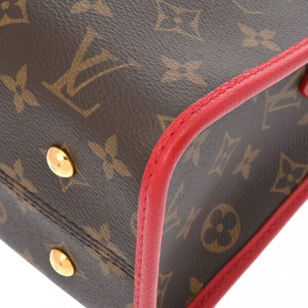 800000128106000 8 Louis Vuitton Monogram Popincourt PM 2WAY Handbag Red