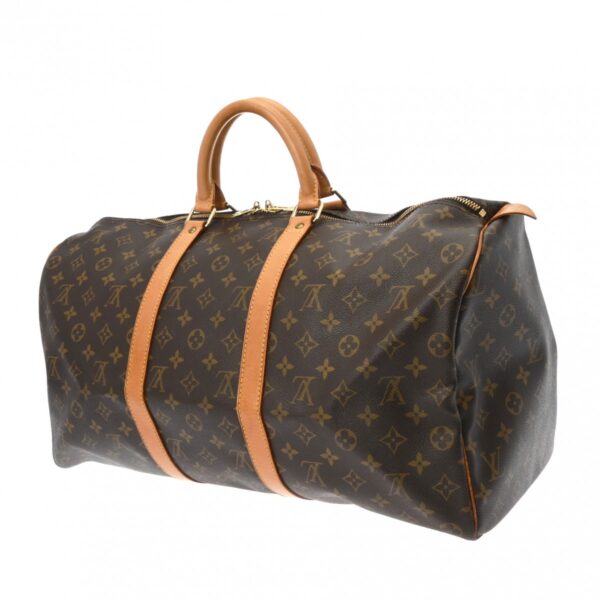 800000128125000 2 Louis Vuitton Keepall 50 Monogram Bag Brown