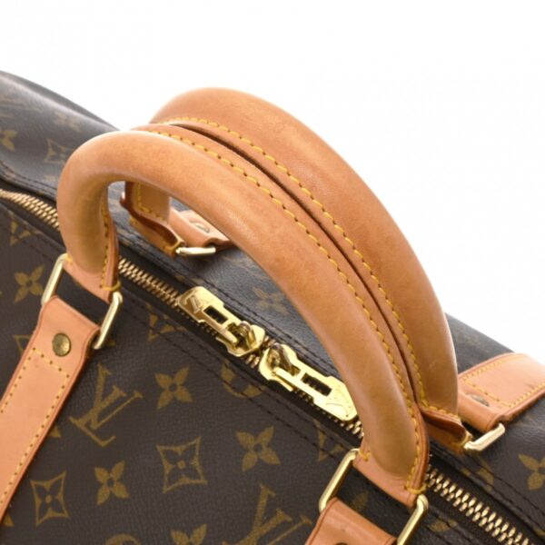 800000128125000 4 Louis Vuitton Keepall 50 Monogram Bag Brown