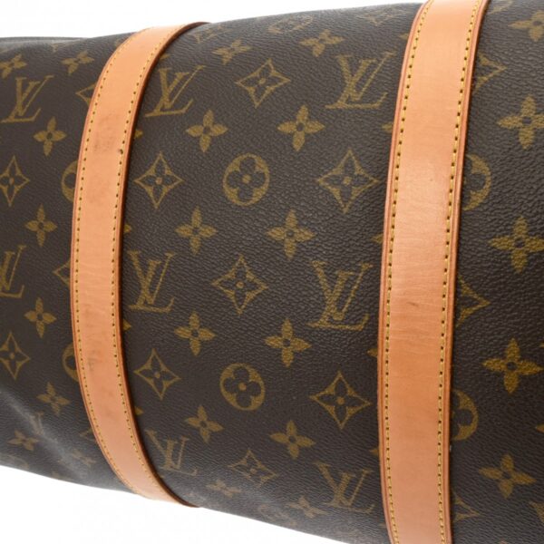 800000128125000 7 Louis Vuitton Keepall 50 Monogram Bag Brown