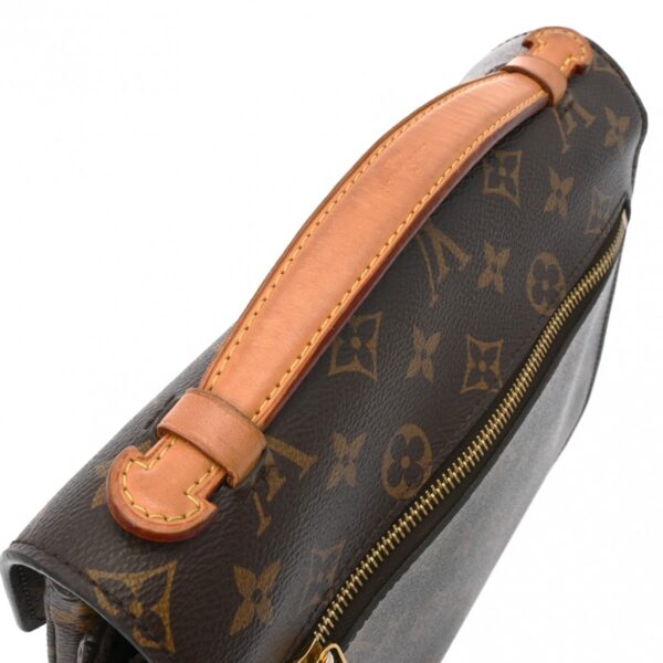 800000128139000 5 Louis Vuitton Pochette Metis MM Monogram Handbag Brown