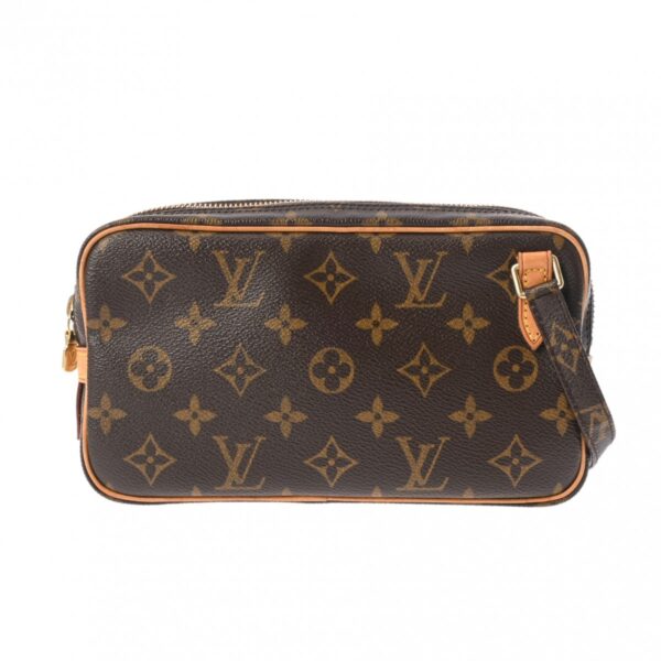 800000128142000 1 Louis Vuitton Marly Bandouliere Monogram Shoulder Bag Brown