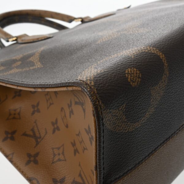 800000128169000 7 Louis Vuitton On the Go MM 2WAY Monogram Giant Tote Bag Brown