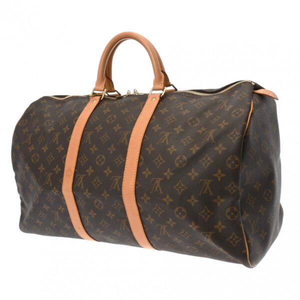 800000128180000 2 Louis Vuitton Keepall 50 Monogram Bag Brown