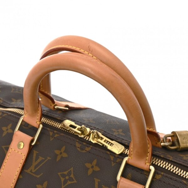 800000128180000 4 Louis Vuitton Keepall 50 Monogram Bag Brown