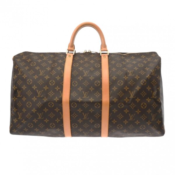 800000128250000 1 Louis Vuitton Keepall 55 Monogram Bag Brown