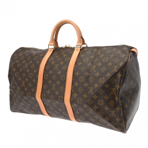 800000128250000 2 Louis Vuitton Keepall 55 Monogram Bag Brown