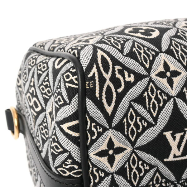 800000128252000 7 Louis Vuitton Speedy Bandouliere 25 Jacquard Handbag Noir Black