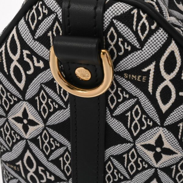 800000128252000 9 Louis Vuitton Speedy Bandouliere 25 Jacquard Handbag Noir Black