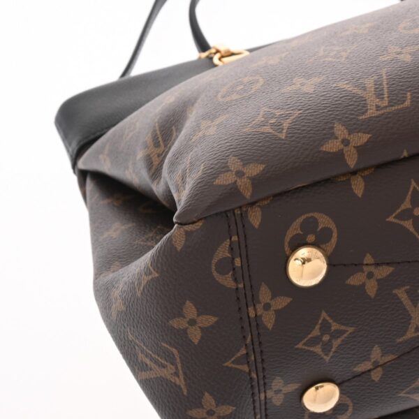 800000128261000 6 Louis Vuitton Pallas Shopper Monogram Tote Bag Black