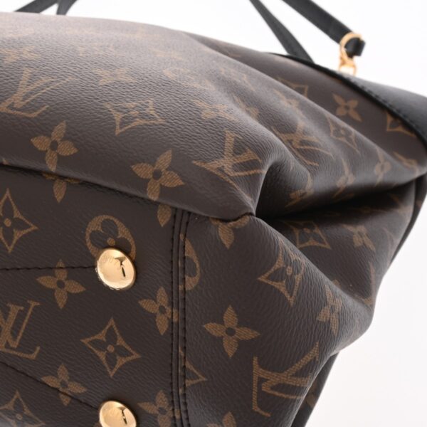 800000128261000 7 Louis Vuitton Pallas Shopper Monogram Tote Bag Black