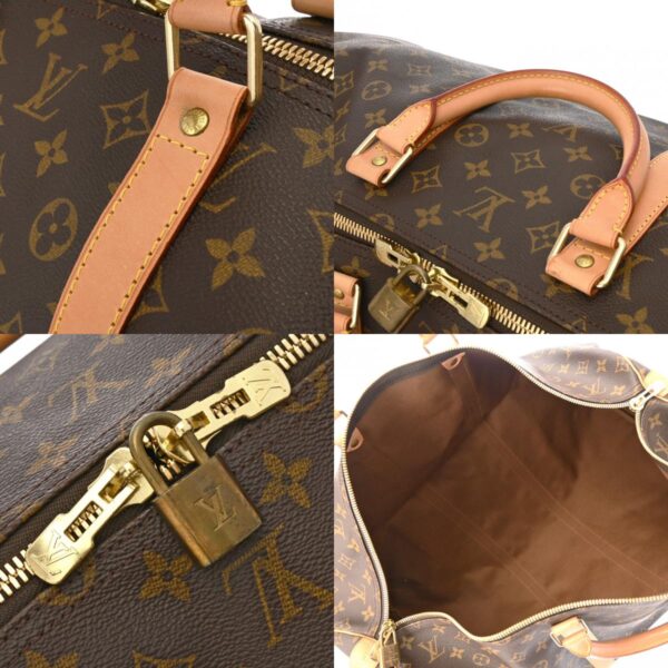 800000128262000 14 c Louis Vuitton Keepall 55 Monogram Bag Brown