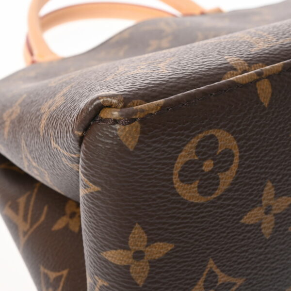 800000128275000 6 Louis Vuitton Petit Palais PM 2WAY Monogram Handbag Brown