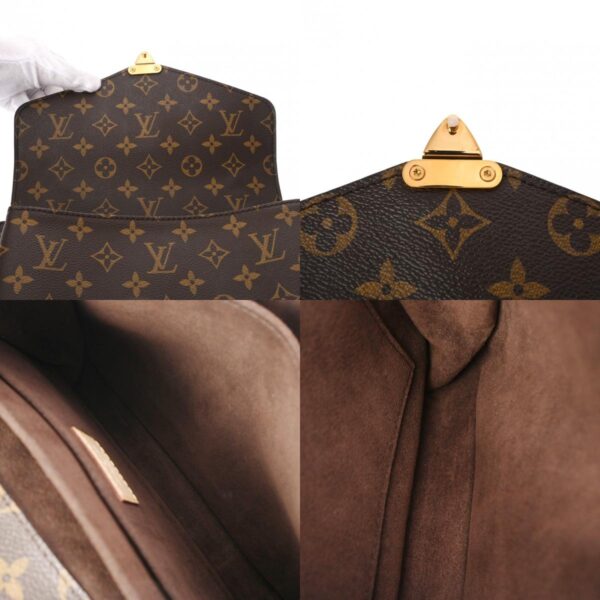 800000128281000 16 c Louis Vuitton Pochette Metis 2WAY Monogram Handbag Brown