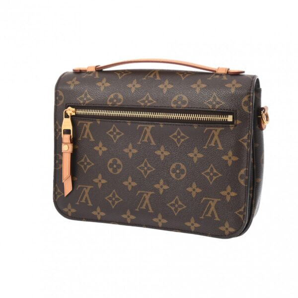 800000128281000 2 Louis Vuitton Pochette Metis 2WAY Monogram Handbag Brown