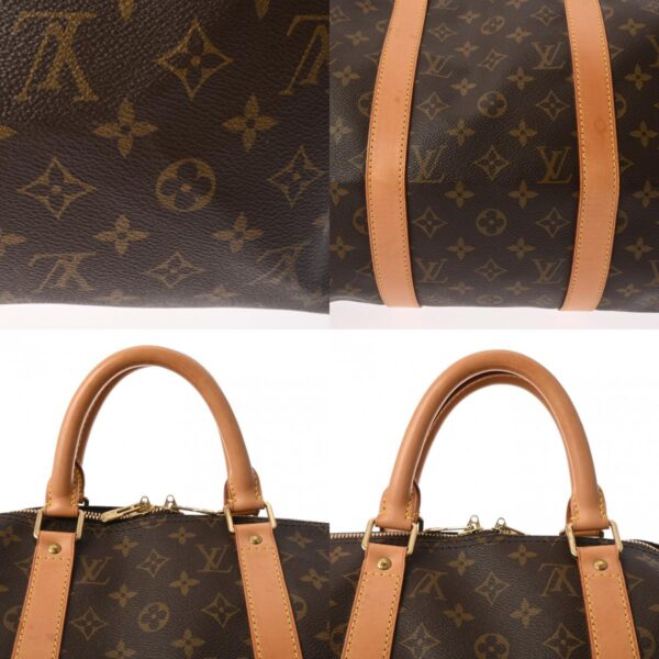 800000128389000 12 c Louis Vuitton Monogram Keepall 50 Bag Brown