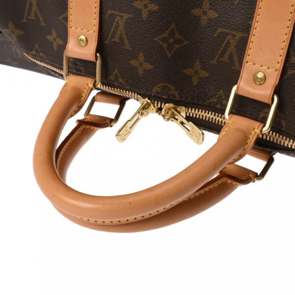 800000128389000 3 Louis Vuitton Monogram Keepall 50 Bag Brown