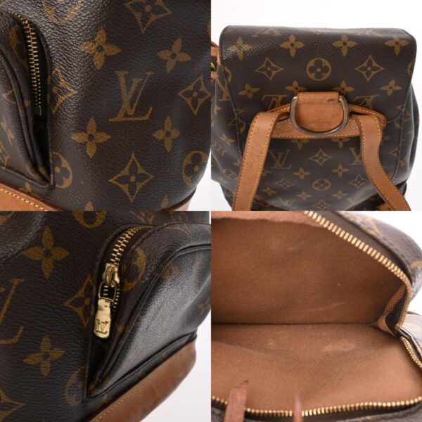 800000128399000 12 c Louis Vuitton Montsouris MM Monogram Rucksack Brown