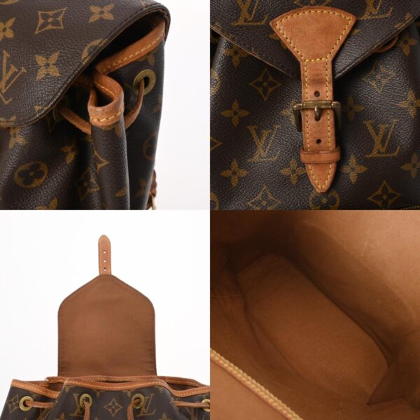 800000128399000 16 c Louis Vuitton Montsouris MM Monogram Rucksack Brown