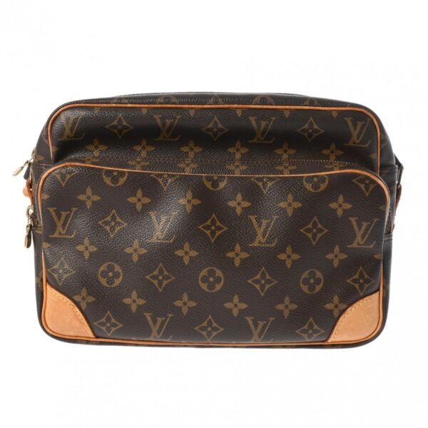 800000128419000 1 Louis Vuitton Nile Monogram Shoulder Bag Brown