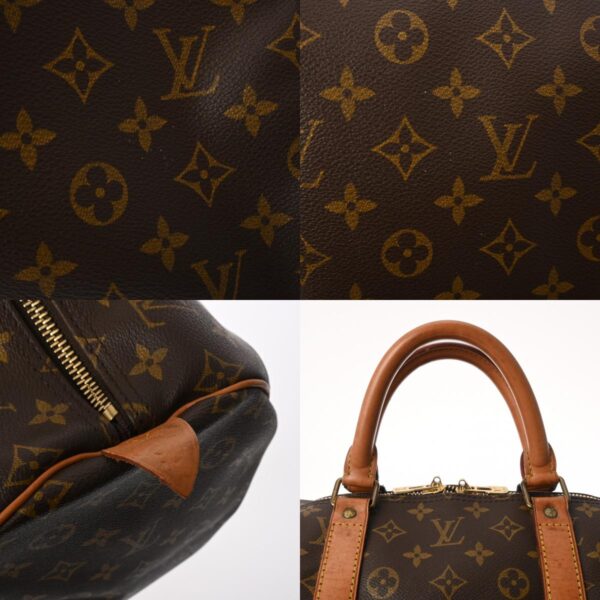 800000128425000 15 c Louis Vuitton Monogram Keepall 55 Bag Brown