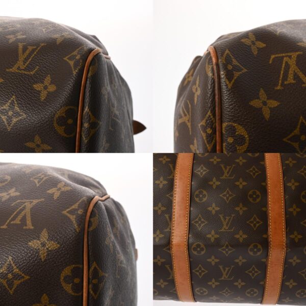 800000128425000 7 c Louis Vuitton Monogram Keepall 55 Bag Brown