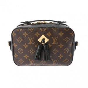 800000128427000 1 Louis Vuitton LV Petit Baguette Raffia Noir 2WAY Handbag